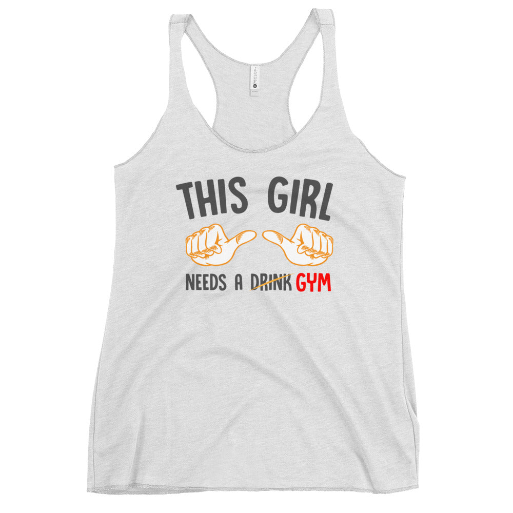 This Guy Needs A Gym Women's Racerback Tank