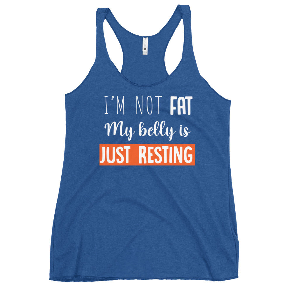 I'm Not Fat Women's Racerback Tank