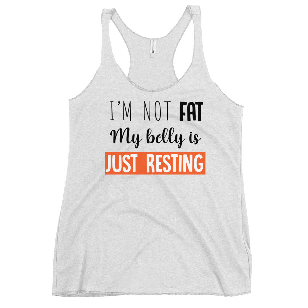 I'm Not Fat Women's Racerback Tank