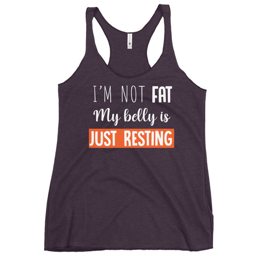 I'm Not Fat Women's Racerback Tank