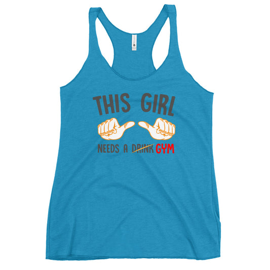 This Guy Needs A Gym Women's Racerback Tank